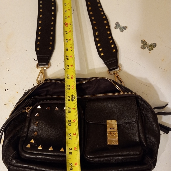 Dream Control Shouldbag Crossbody Brown, Studds, Satchel Gold Hardware - Picture 7 of 11